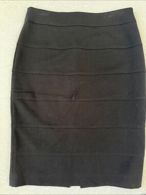 Classic Black Bandage Pencil Skirt